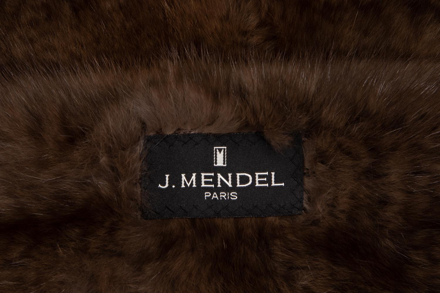 J. Mendel Knit Sable Fur Stole