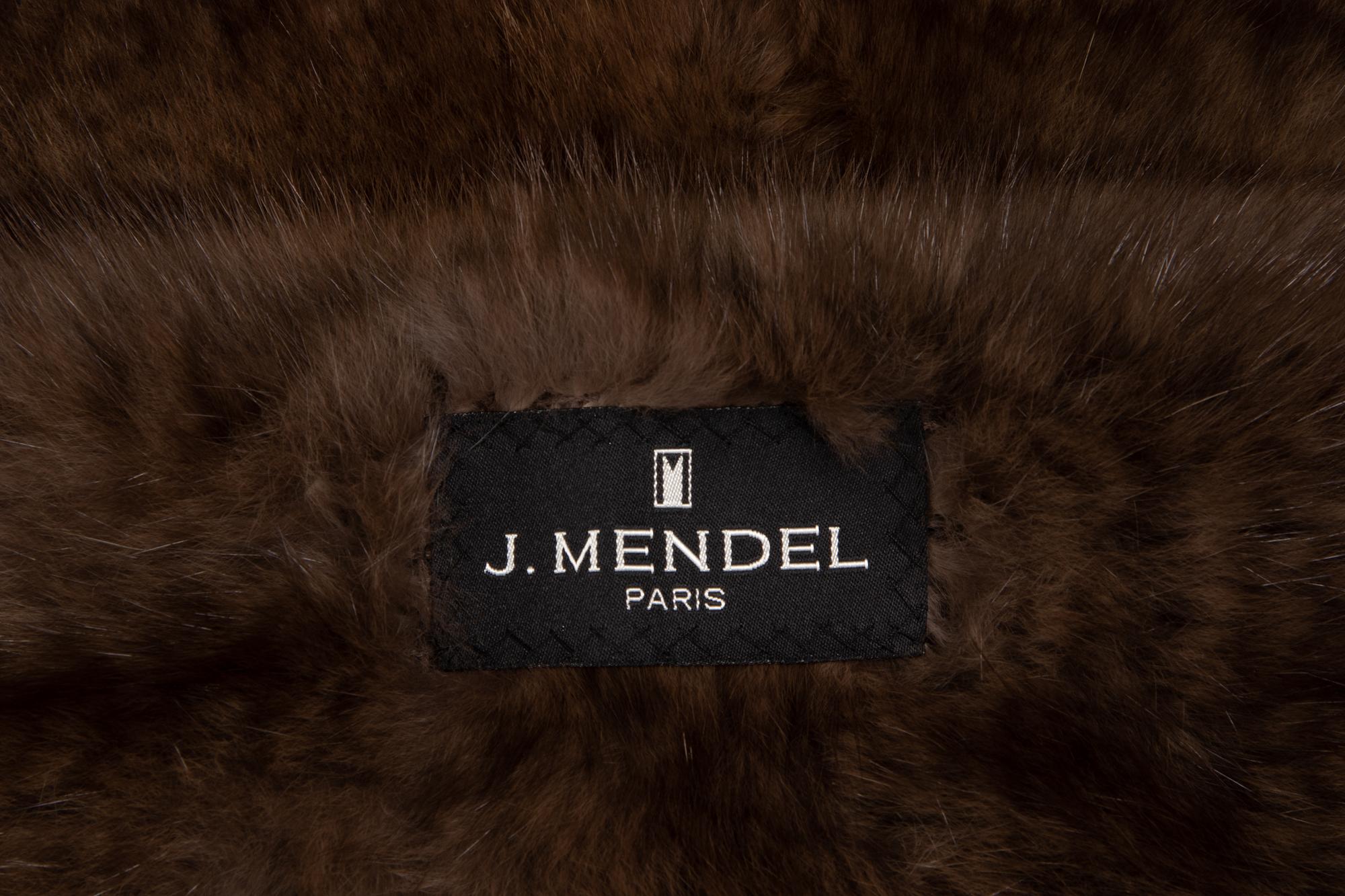 J. Mendel Knit Sable Fur Stole