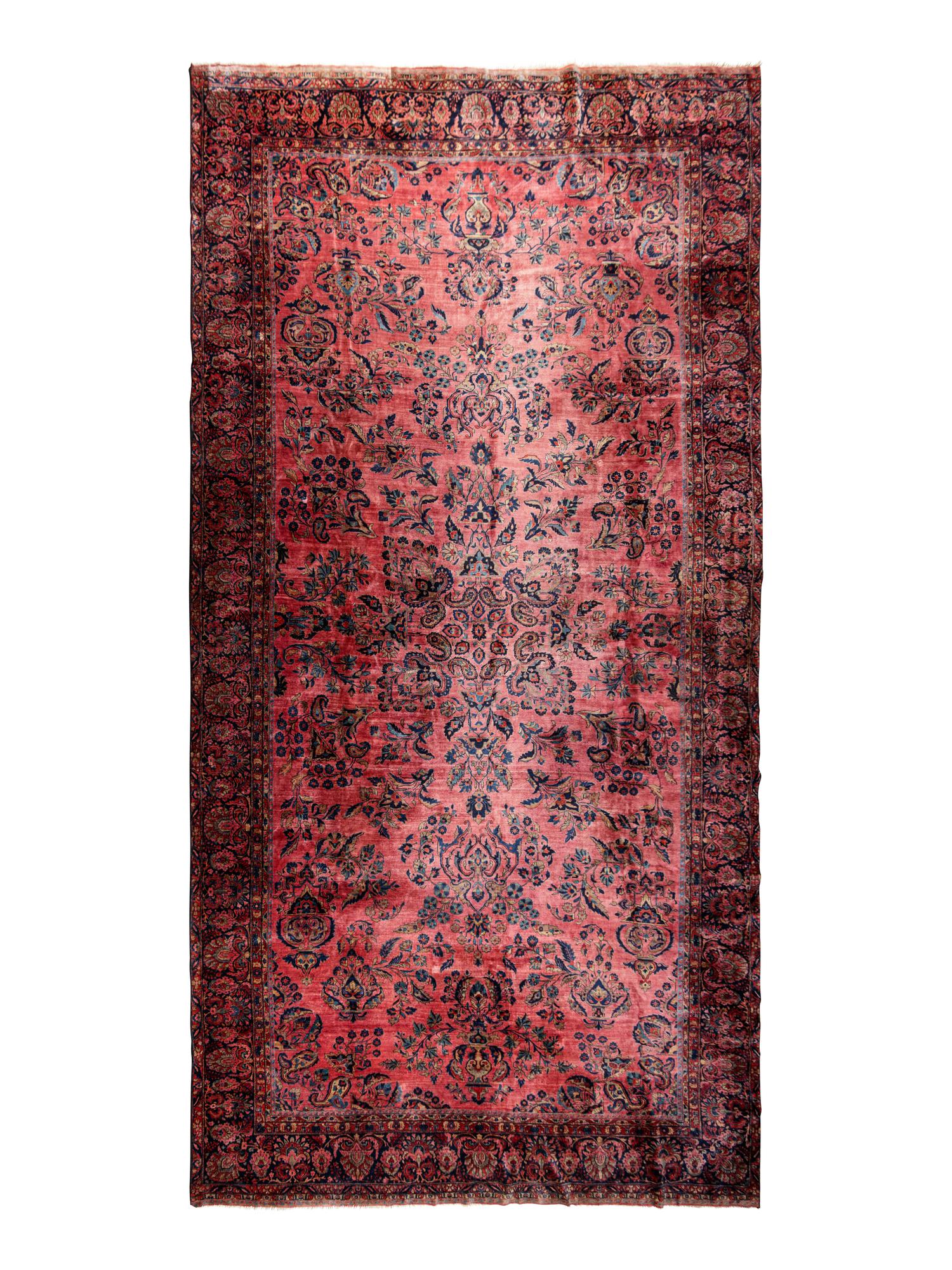 A Sarouk Wool Rug