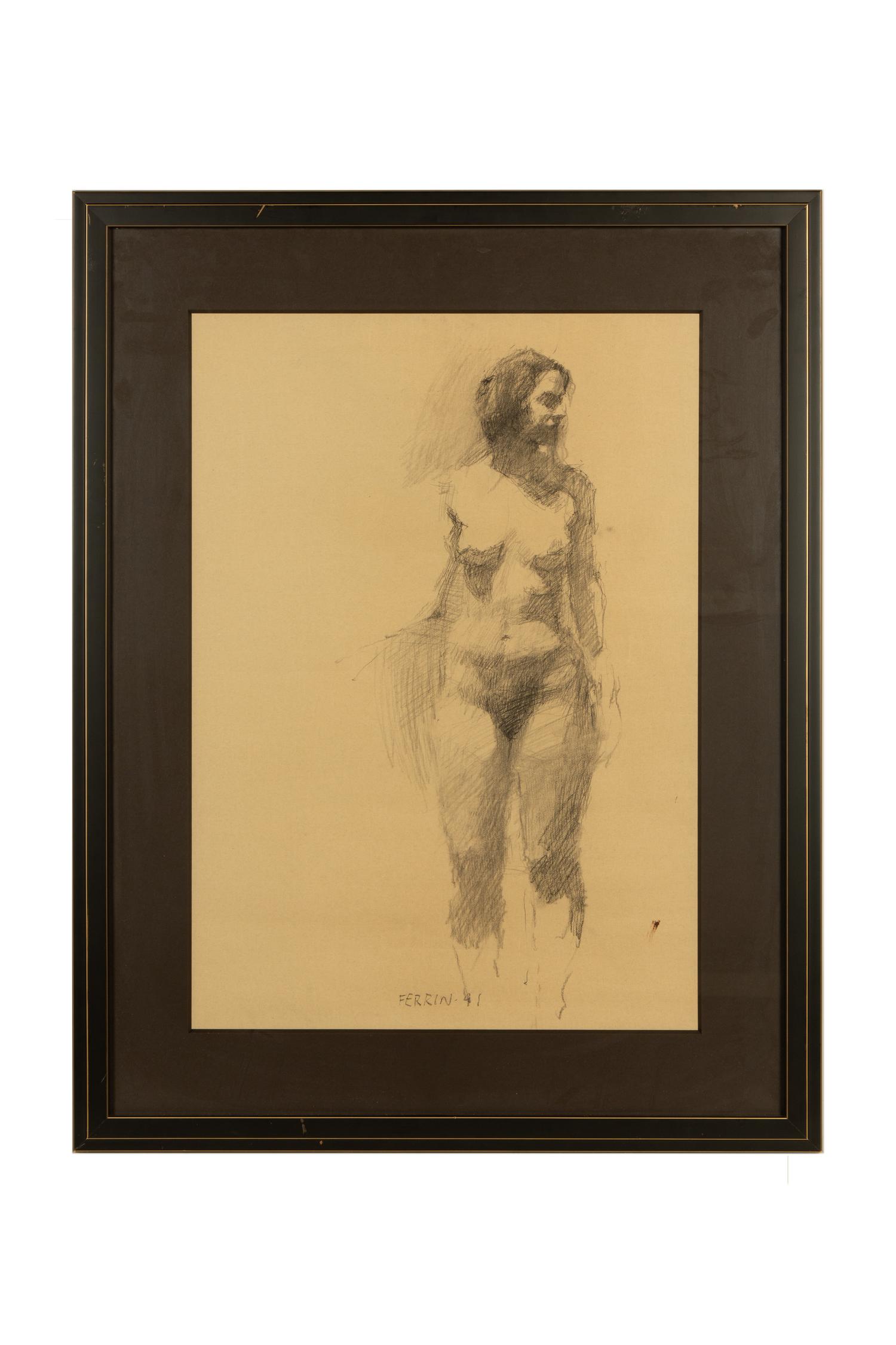 Untitled Nude Models (Three Framed Works)