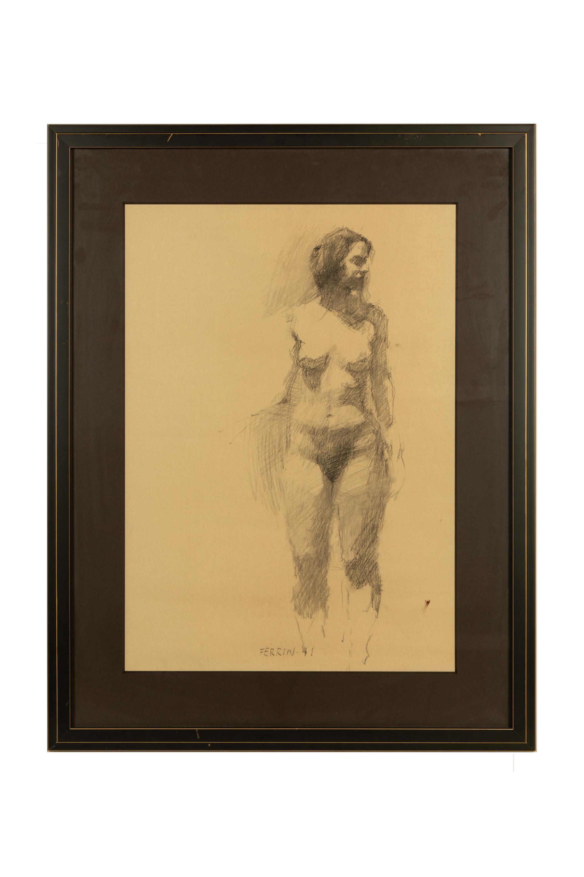 Untitled Nude Models (Three Framed Works)