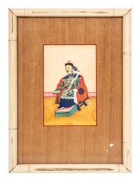 Nine Chinese Export Pith Paintings