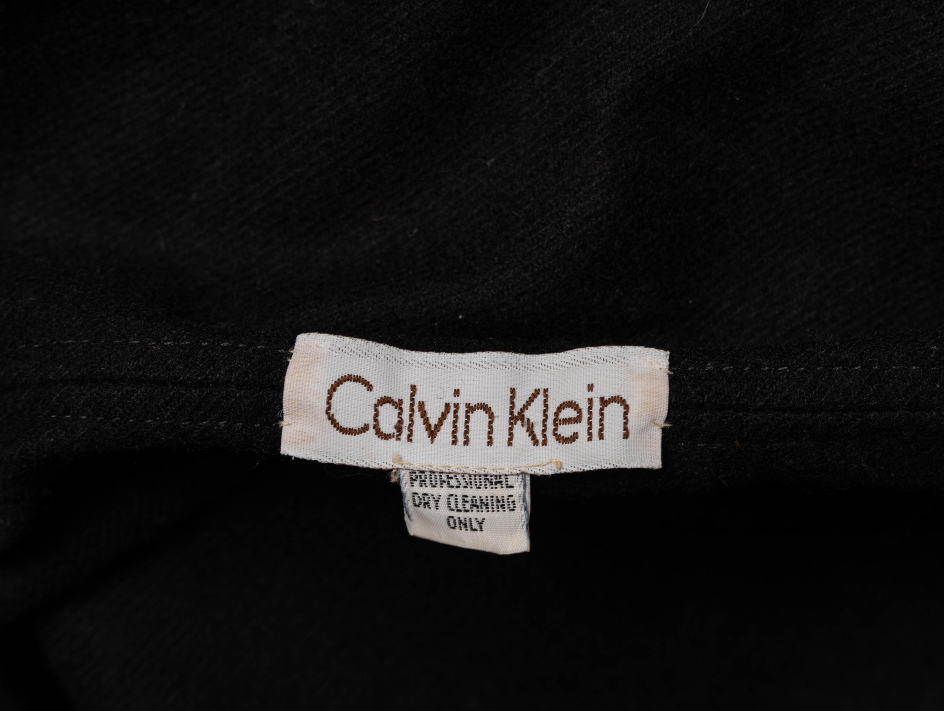 Calvin Klein, Hooded Wool Cape, c. 1970's