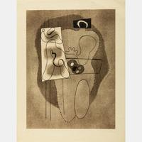 Der Maler , 1930 and Gilgamesch hat viele Qualen erdulden (a pair of works)