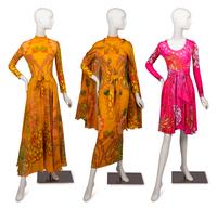 Two La Mendola Dresses, Including the "Magic Dress", 1970s