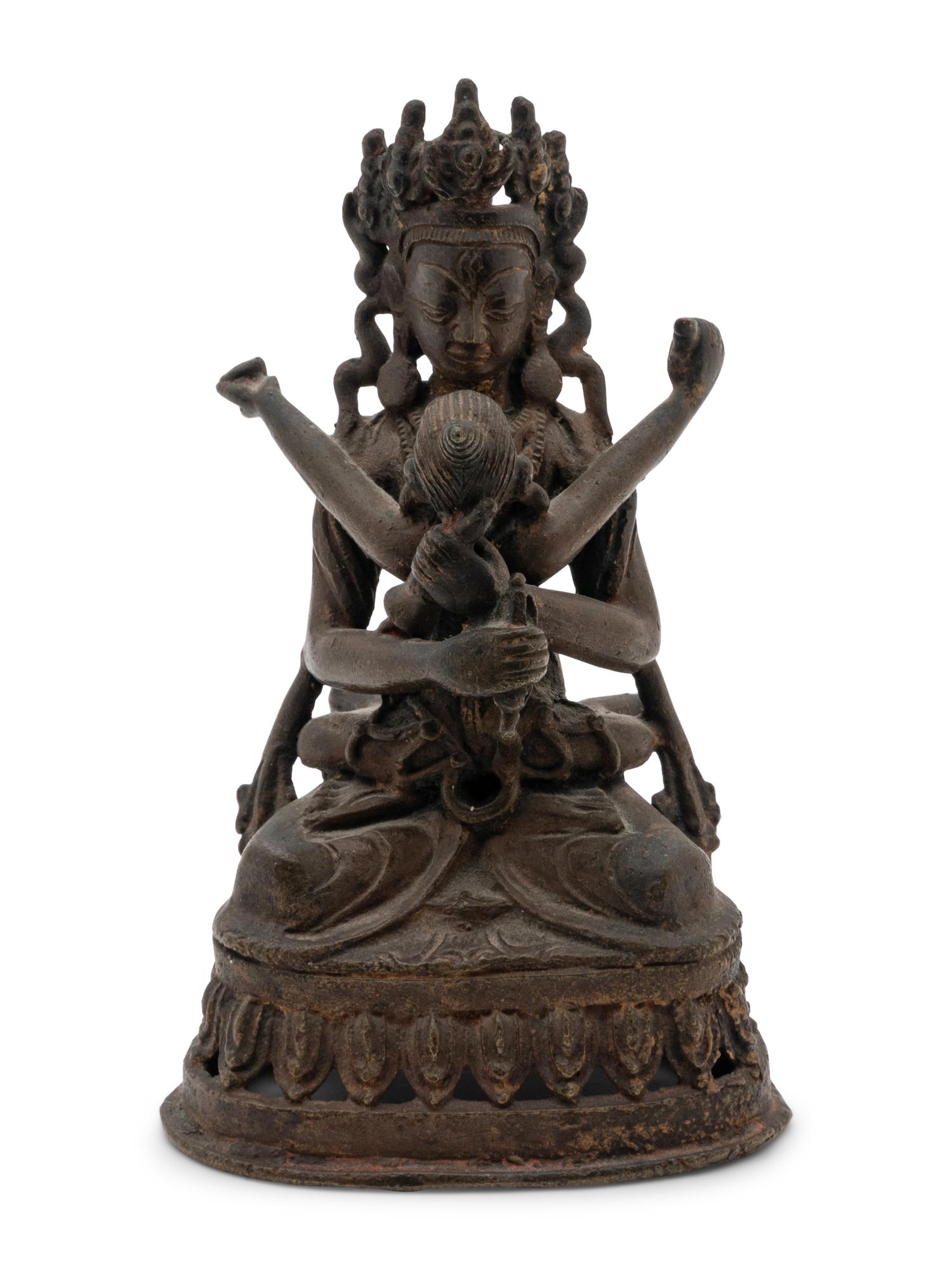 Seven Asian Bronze Figures of Buddha and Bodhisattvas