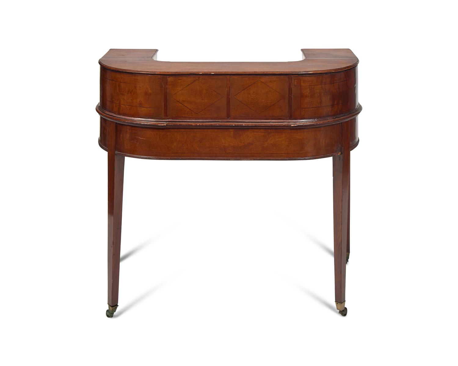 A George III Inlaid Mahogany Carlton House Desk