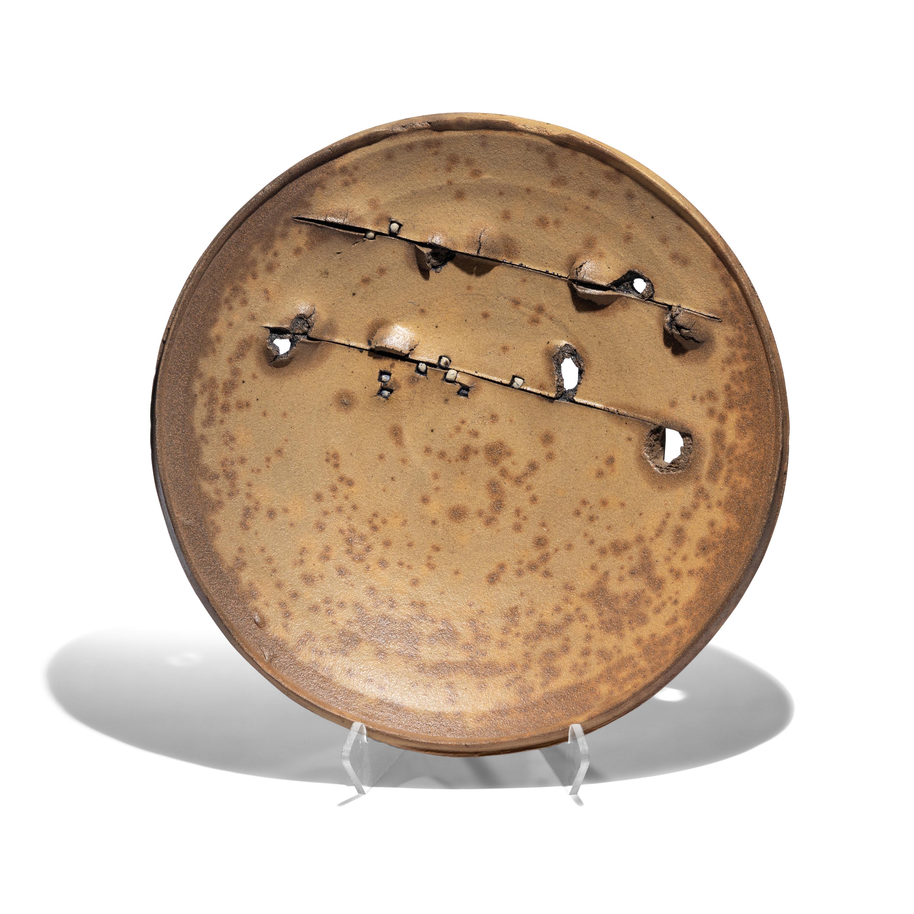 Peter Voulkos (American, 1924-2002) — Untitled Plate, 1973