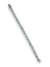 AQUAMARINE LINE BRACELET