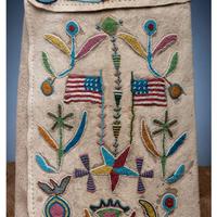 Sioux Beaded Hide Leggings, Pictorial