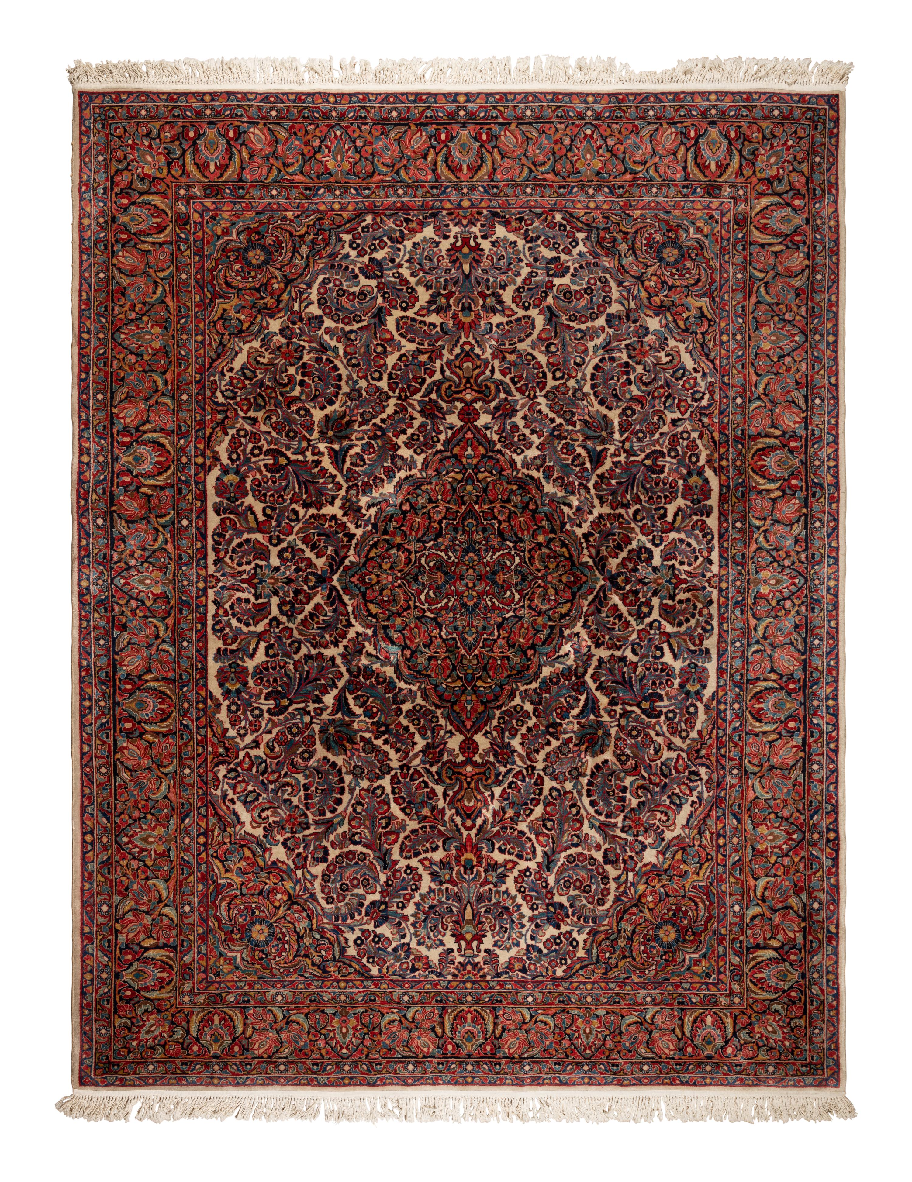 A Sarouk Wool Rug