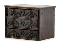 A Charles II Oak Diminutive Chest of Drawers