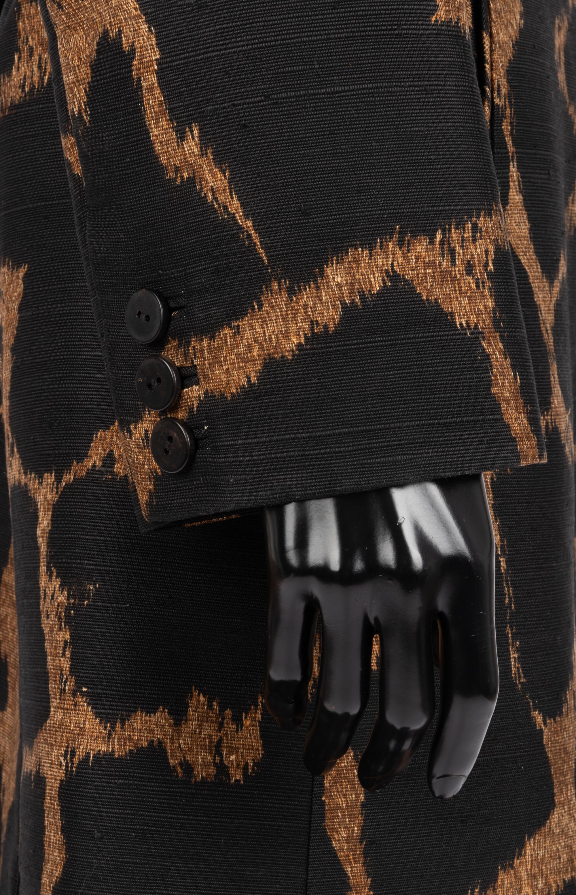 Chado Ralph Rucci Giraffe Print Jacket, 1990-2000s