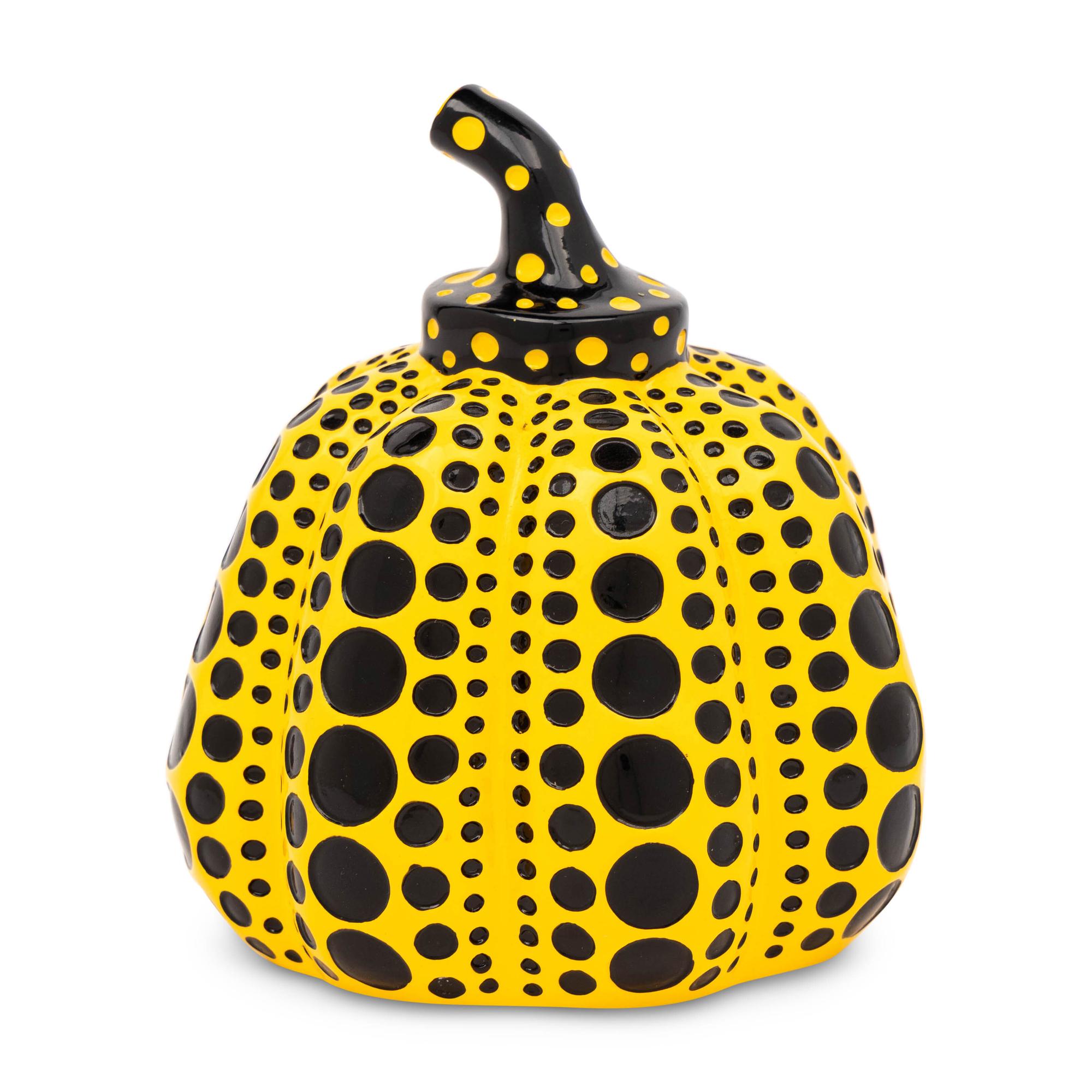 Yayoi Kusama (Japanese, 1929–2006) — Pumpkin (yellow/black), 2013