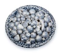 A Large Blue and White Glazed Ceramic Centerpiece