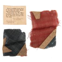 Civil War Chaplain Asa Severance Fiske, 4th Minnesota Infantry, Archive, Incl. Confederate Flag Remnants Taken at the Battle of Allatoona