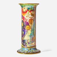 A Wedgwood Fairyland Lustre "Torches" Vase UK, circa 1925