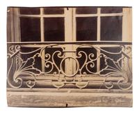 A pair of photographs ( Balcon, Louvre; Ancien Monastère des Bénédictins anglais, 269 rue Saint-Jacques )