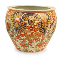 A Chinese Imari Palette Porcelain Jardiniere