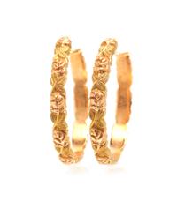A Collection of 14 Karat Rose Gold Earrings, 4.10 dwts.