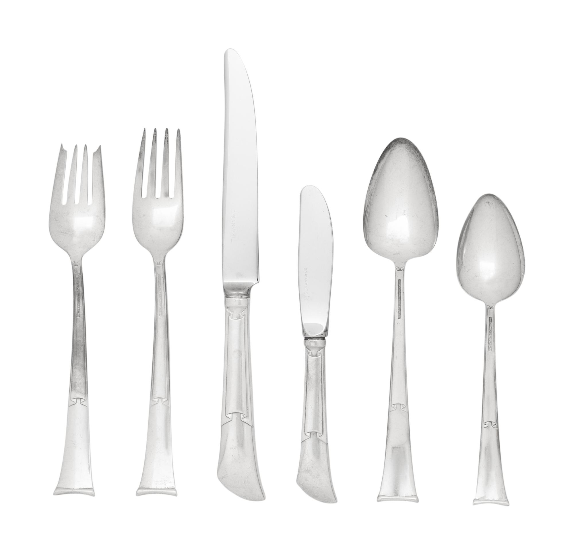 A Tiffany and Co. Silver Flatware Service