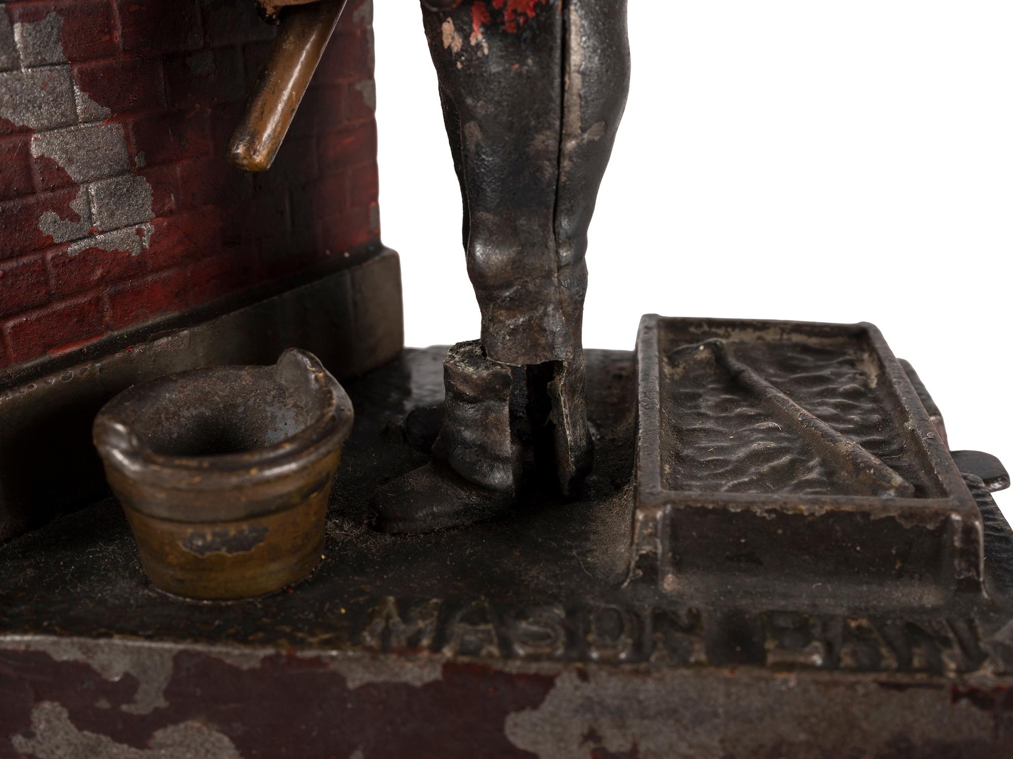 A Mason Cast Iron Mechanical Bank