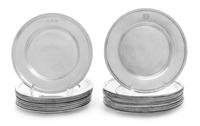 A Group of Twenty-Three American Silver Bread Plates, Various Makers,