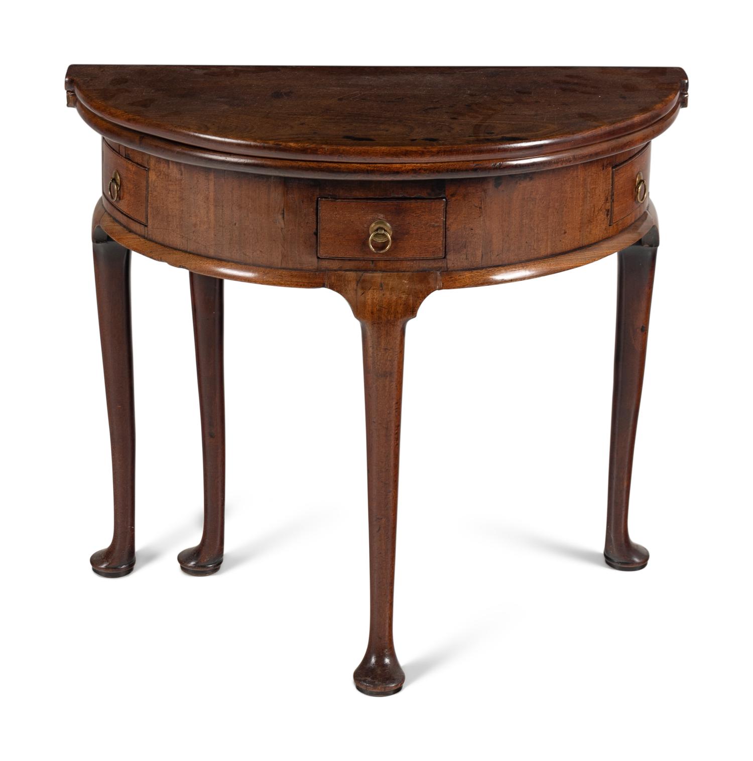 A George II Mahogany Flip-Top Games Table