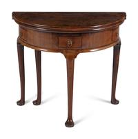 A George II Mahogany Flip-Top Games Table