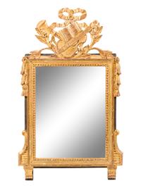 A Louis XVI Style Giltwood Mirror