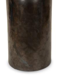 A Modernist Stainless Steel Table Lamp