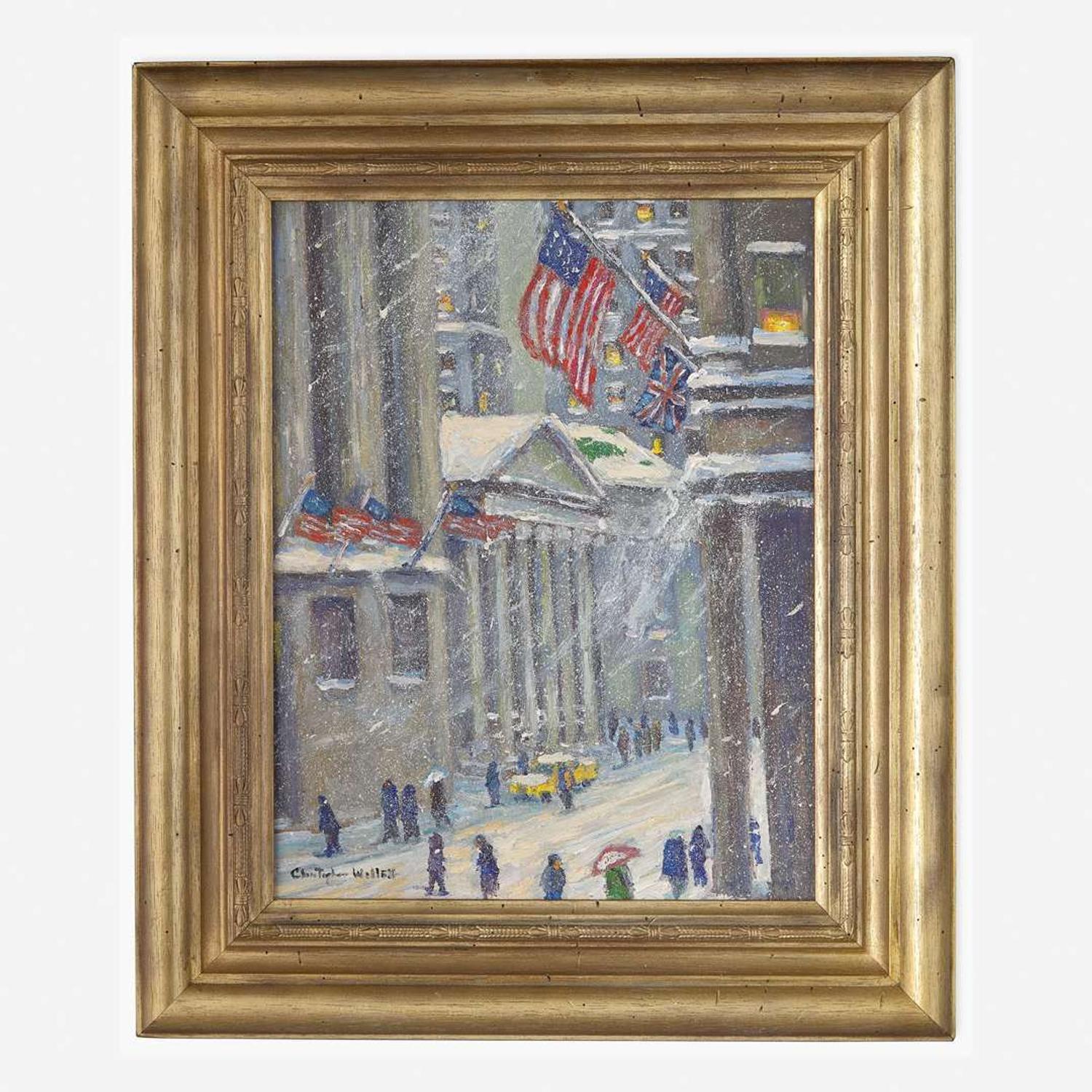 Christopher Willett (American, B. 1959) New York Stock Exchange