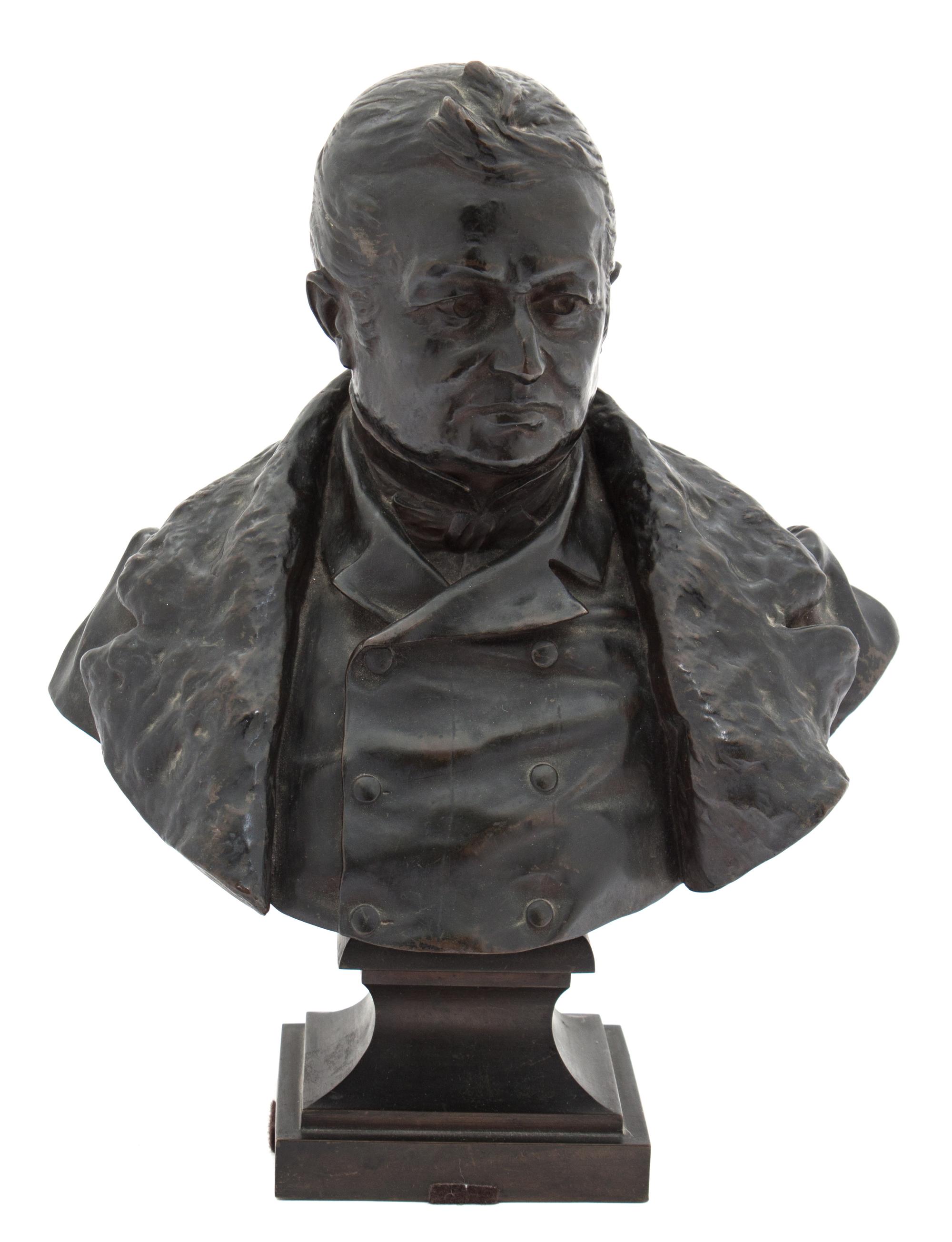 A French Bronze Bust Height 13 1/2 inches.
