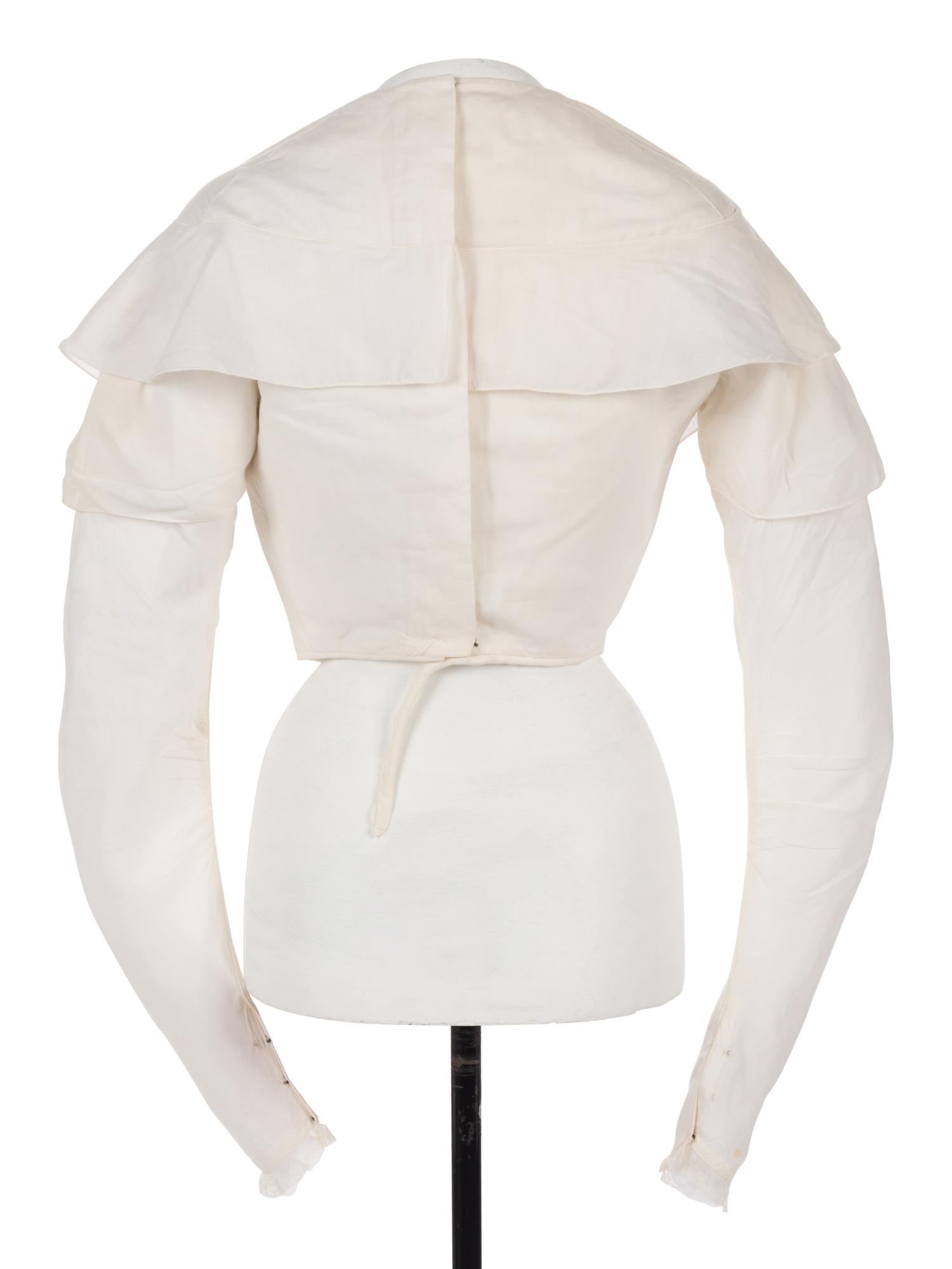 Two 19th Century Cotton Bodices, 1830-40s