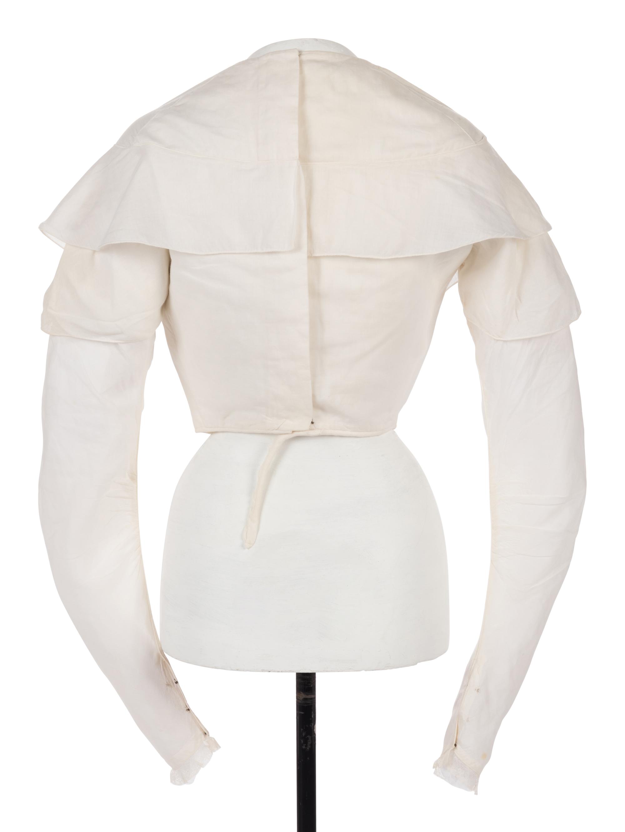 Two 19th Century Cotton Bodices, 1830-40s