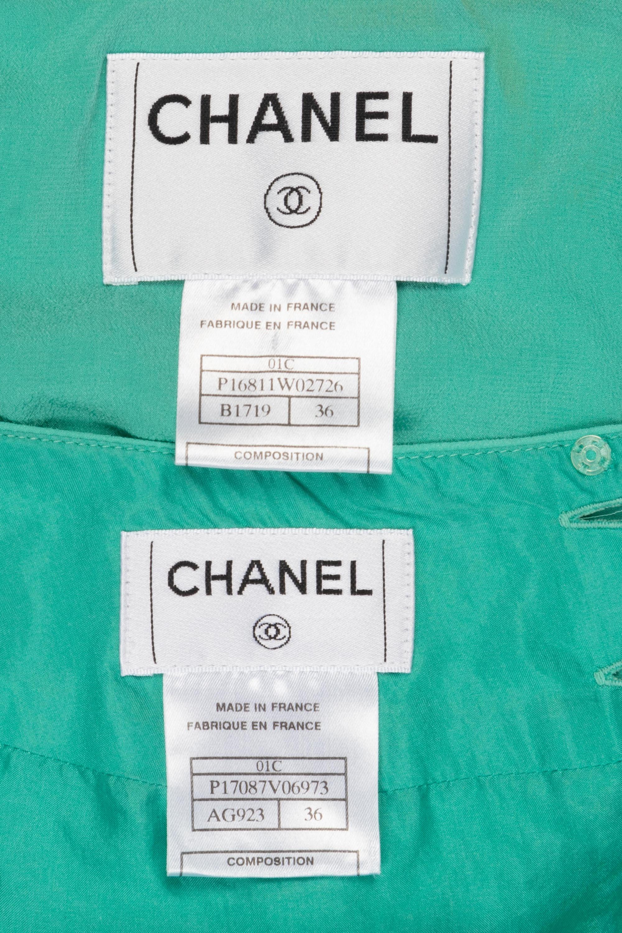 Teal Chanel Suit, 2001