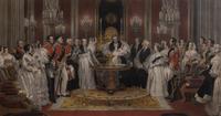 An Engraving After William Powell Frith Framed height 33 x width 53 inches. — (BRITISH, 1819-1909)