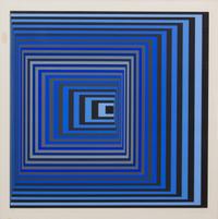 Victor Vasarely, (French/Hungarian, 1906-1997), Tridim BB and Vega Kela Vonal