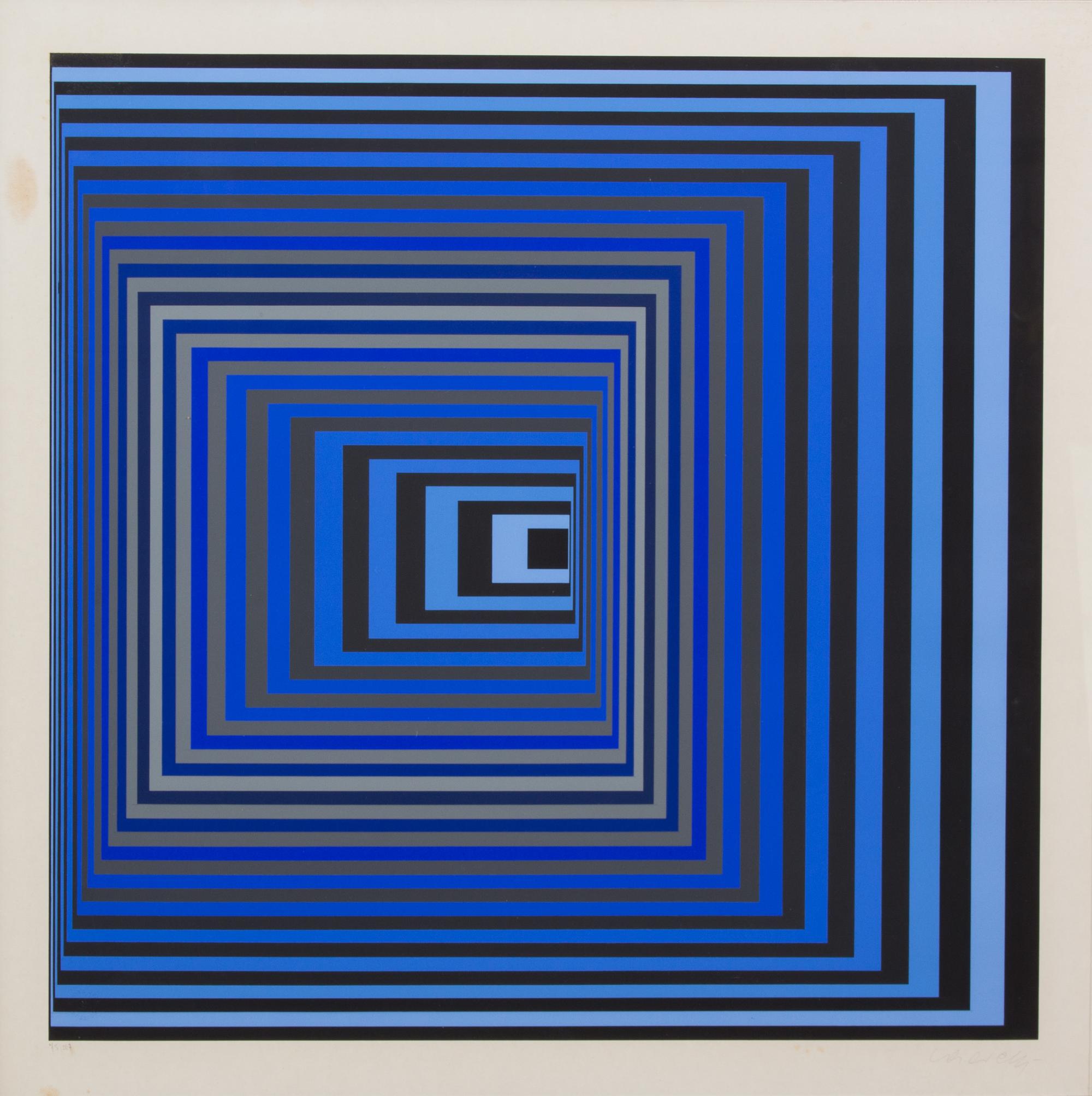 Victor Vasarely, (French/Hungarian, 1906-1997), Tridim BB and Vega Kela Vonal