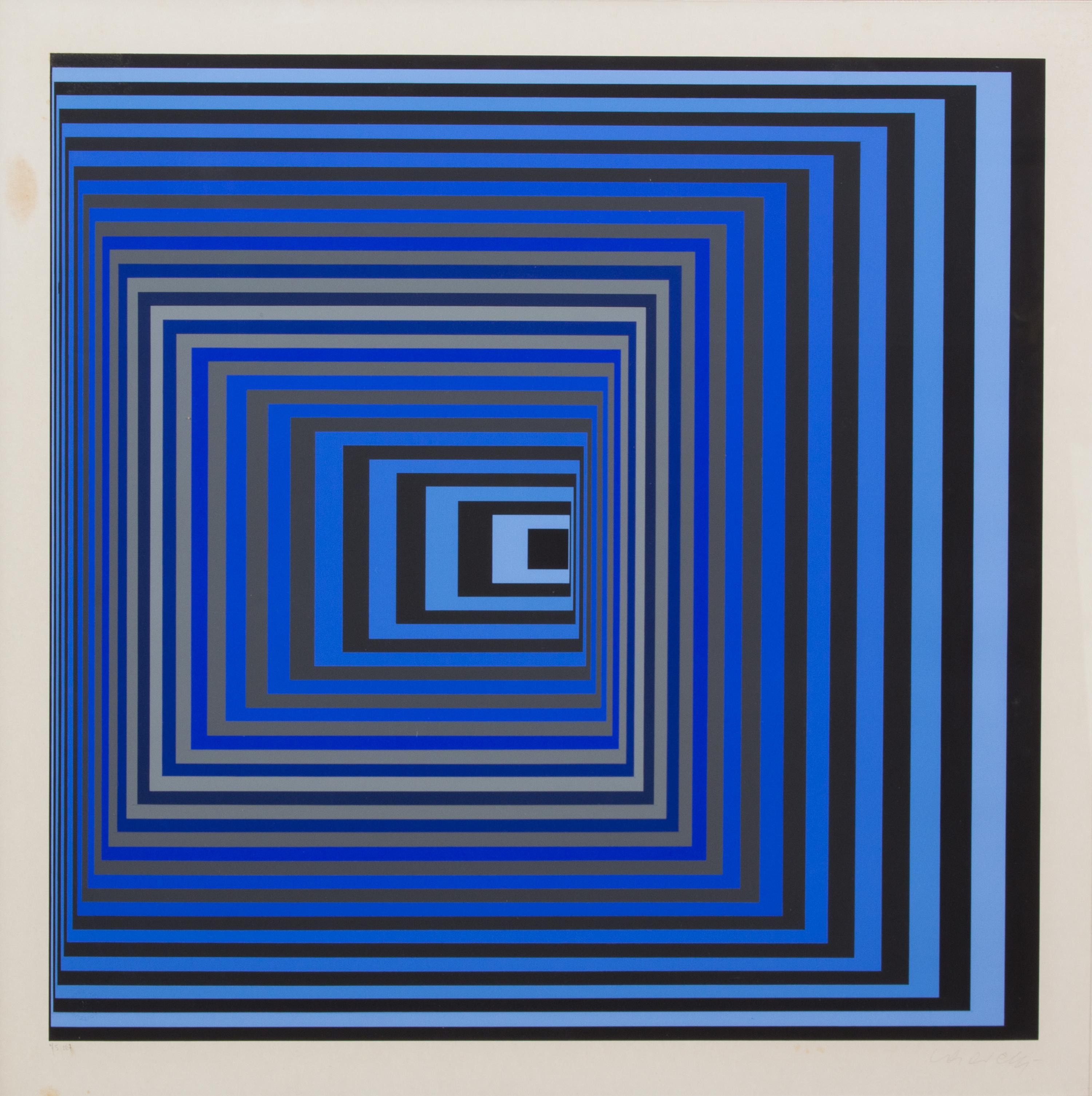 Victor Vasarely, (French/Hungarian, 1906-1997), Tridim BB and Vega Kela Vonal