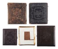 [EARLY PHOTOGRAPHY]. A group of 13 daguerreotypes of families, incl. several portraits of women and children.