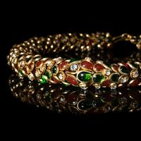 Chanel, Gripoix Pâte de Verre Layered Necklace