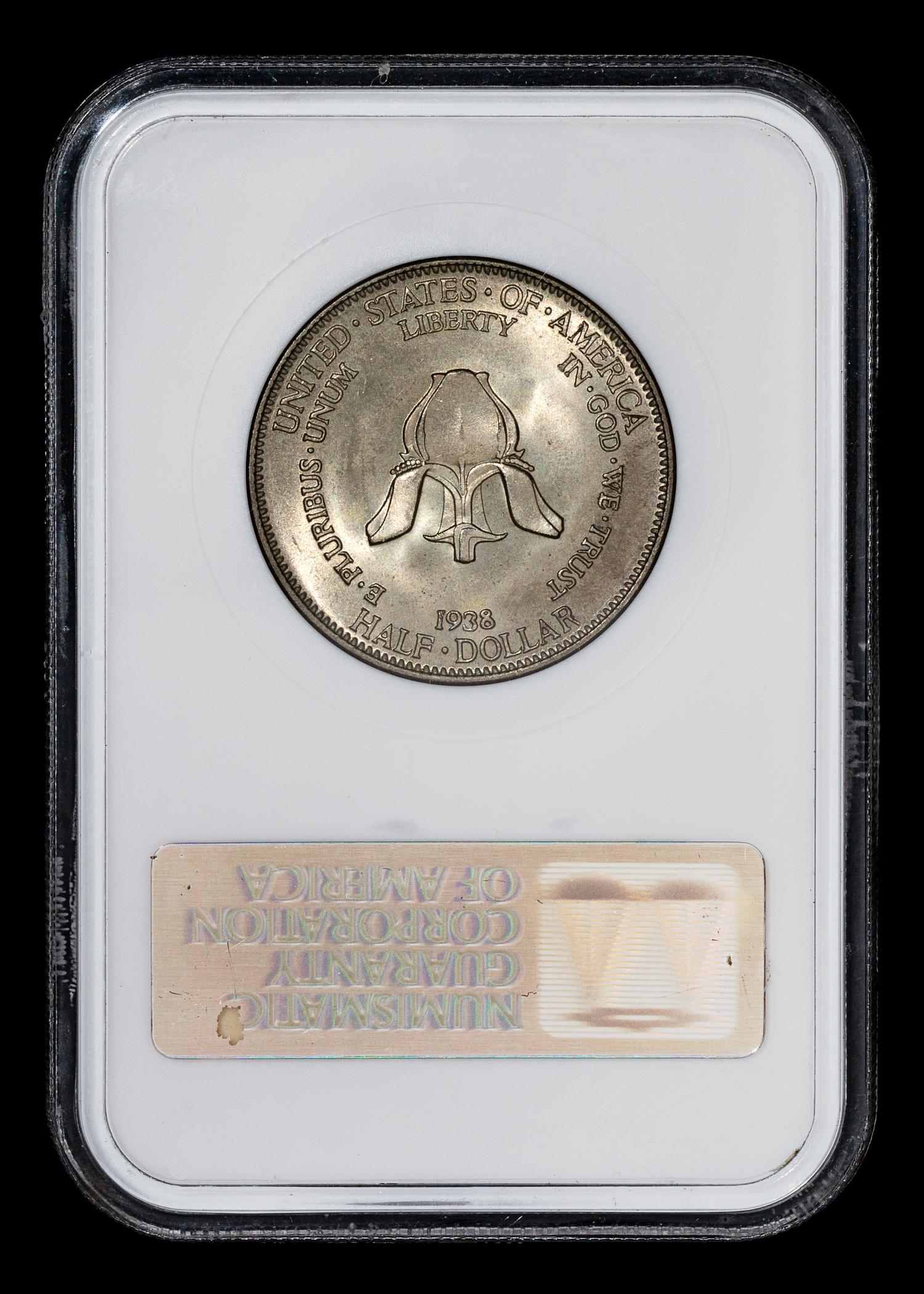 A United States 1938 New Rochel Commemorative 50c Coin