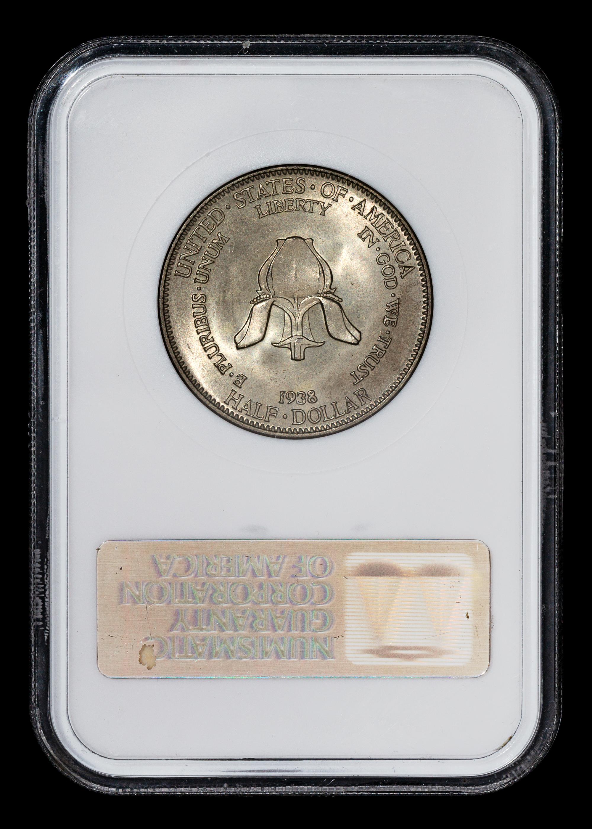 A United States 1938 New Rochel Commemorative 50c Coin