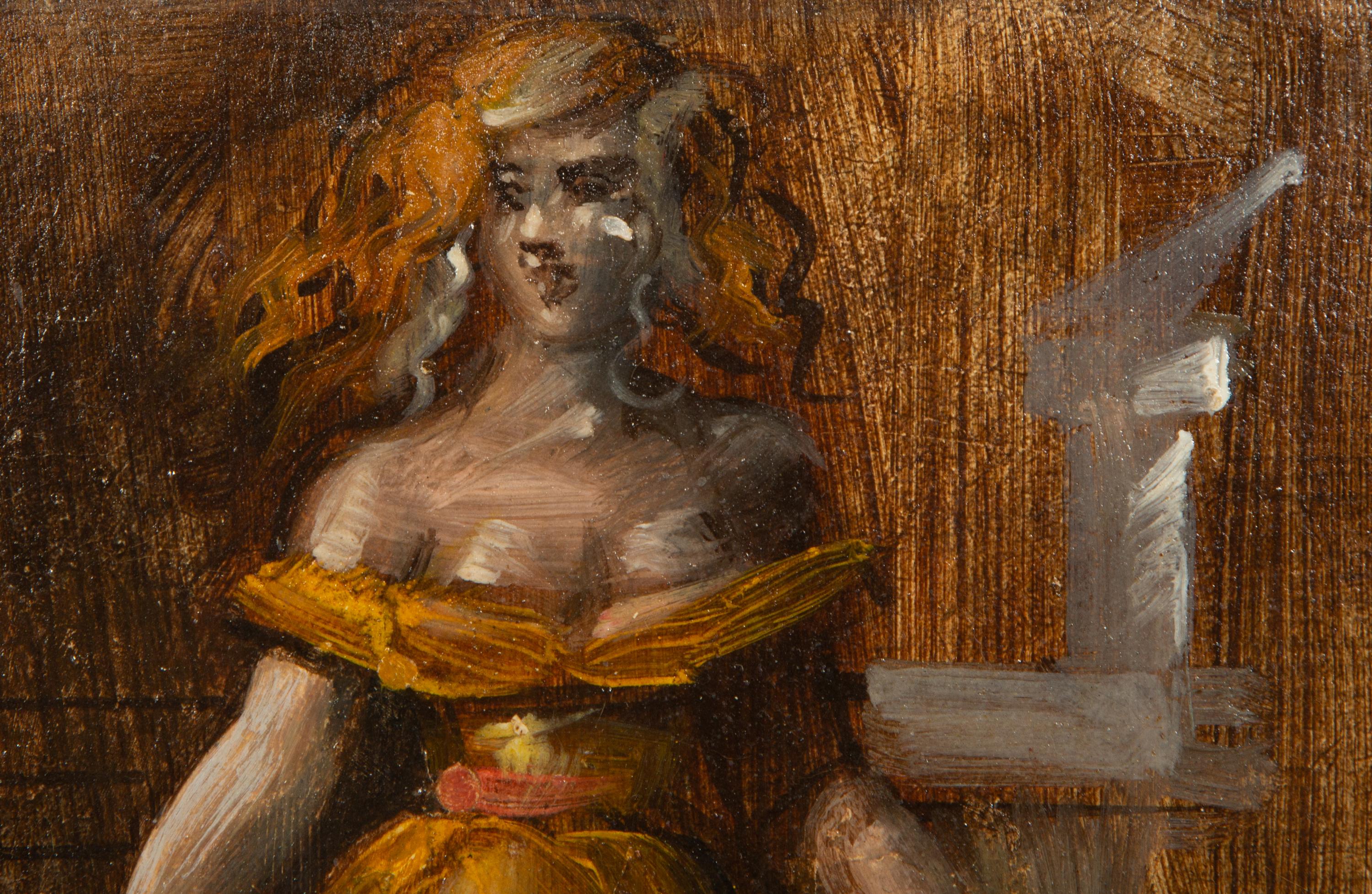Woman in Yellow Dress