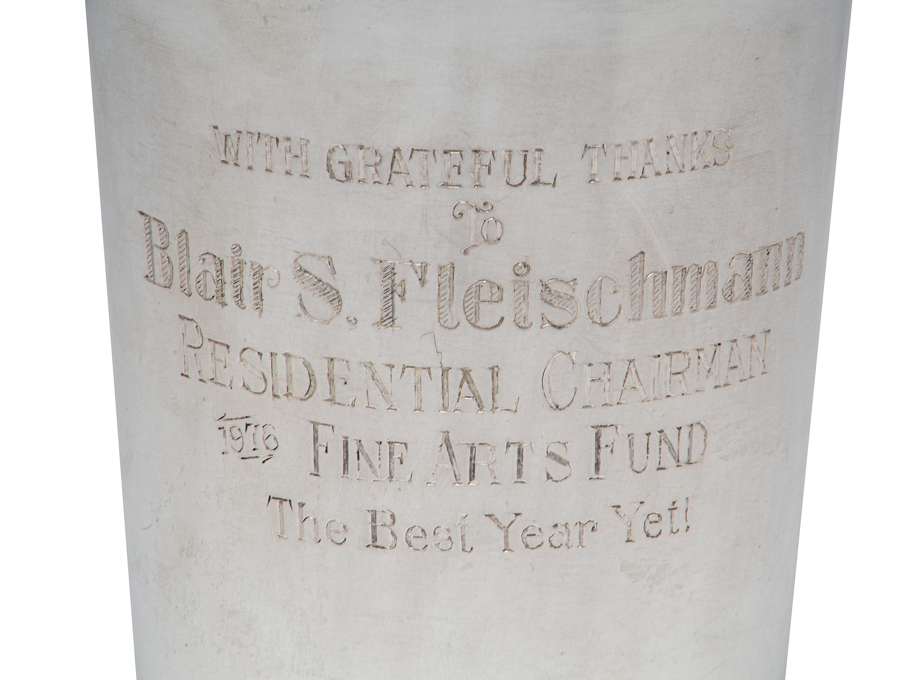 Four American Silver Julep Cups