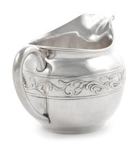 A Japanese Export Silver Three-Piece Tea Service