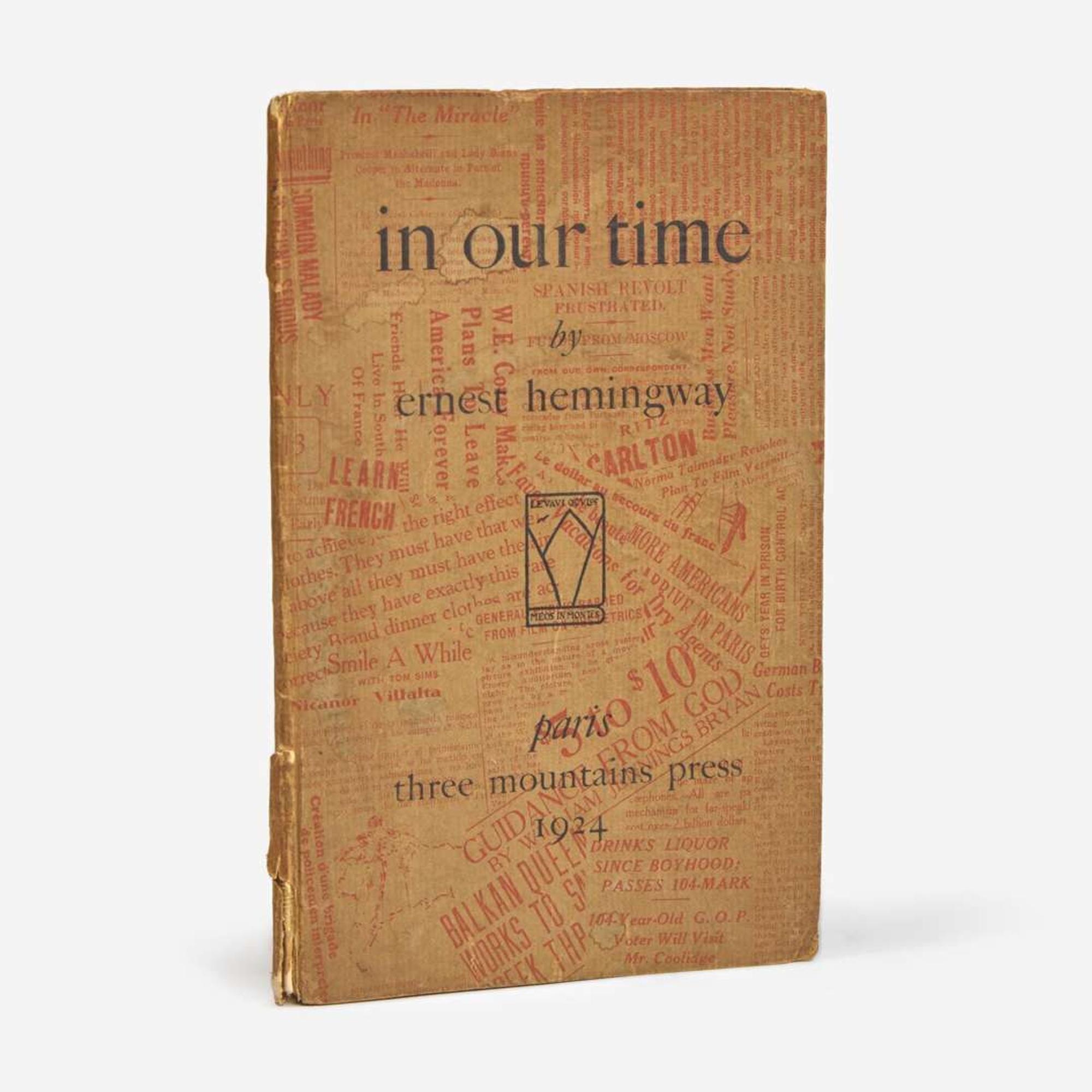 [Literature] Hemingway, Ernest in our time