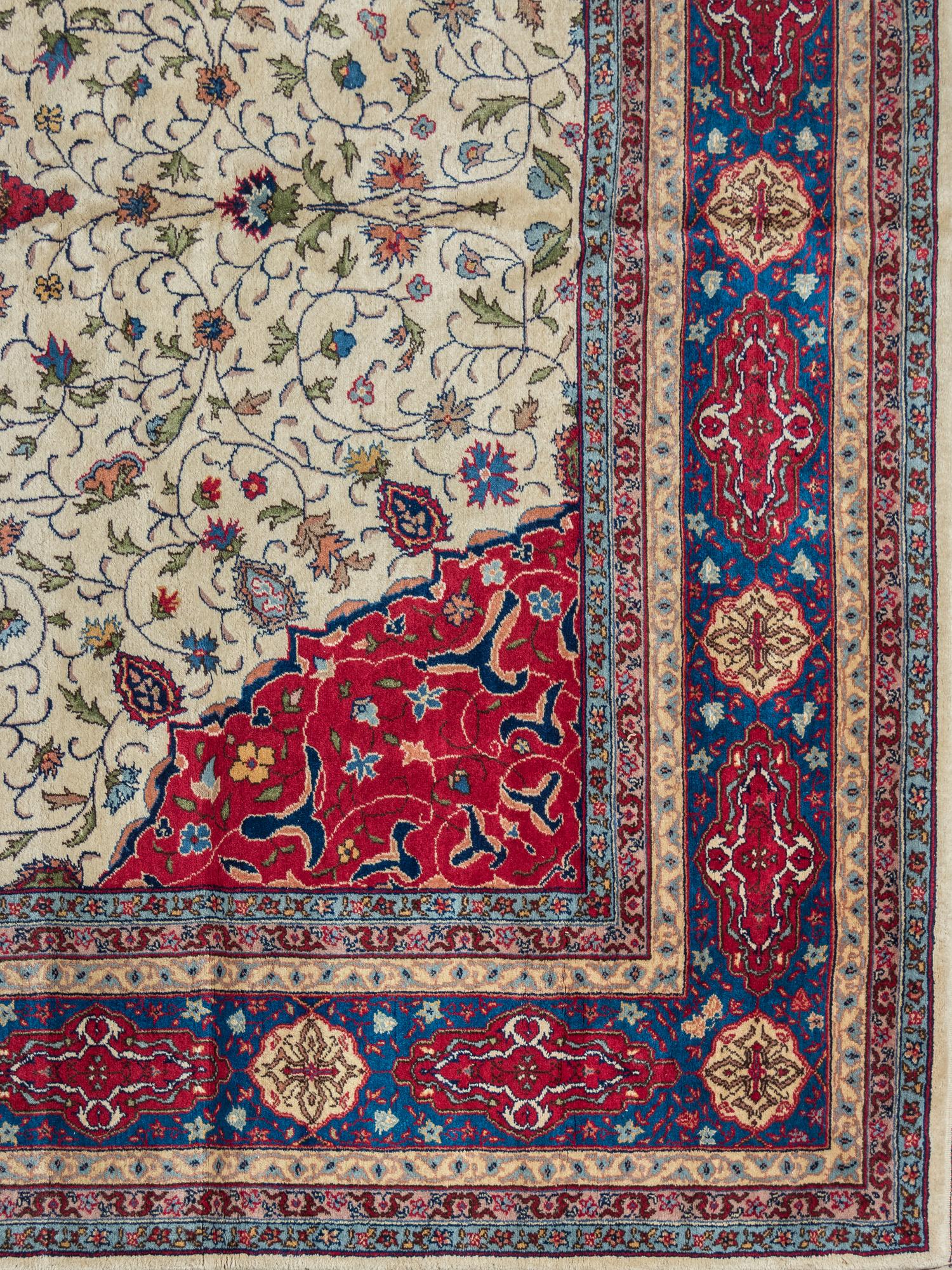 A Tabriz Design Wool Rug