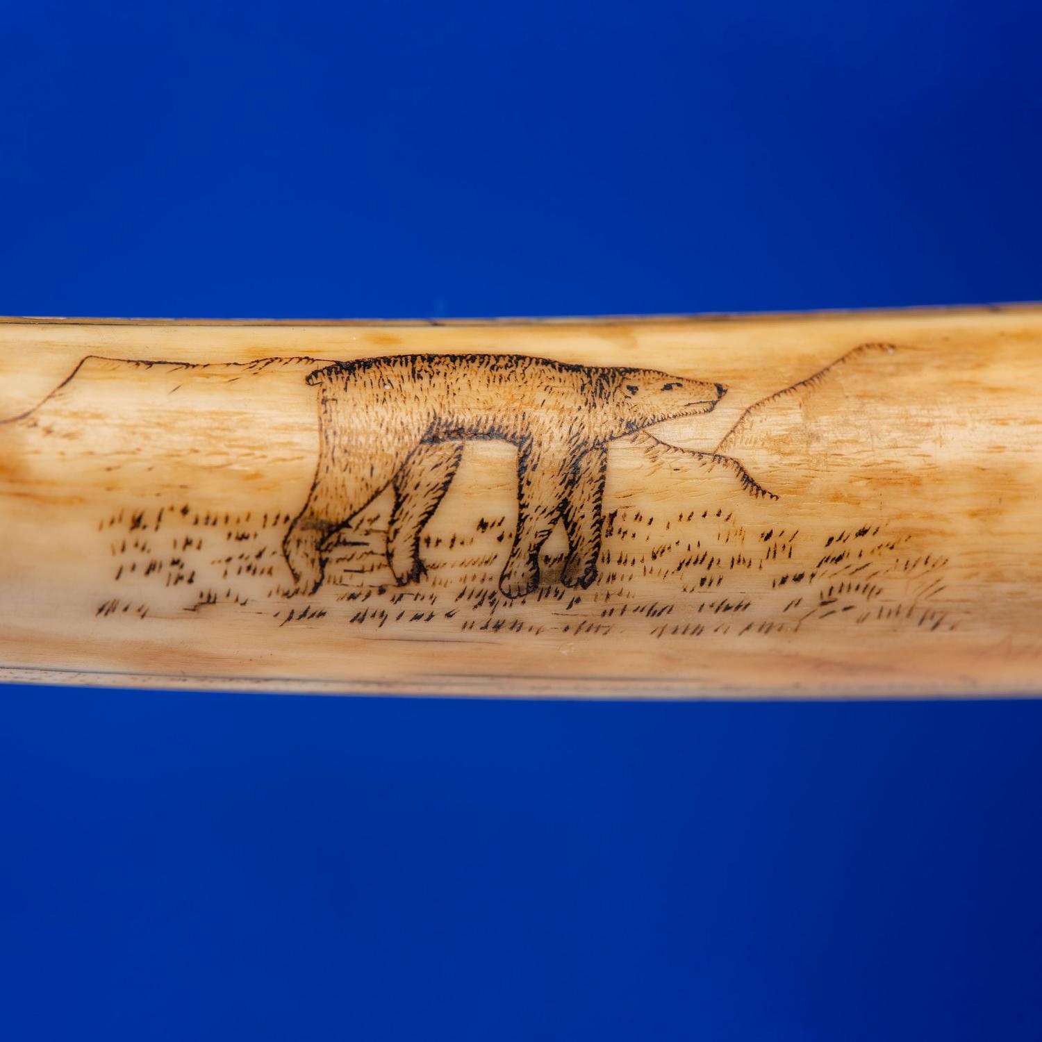 John Octuck (Inuit, 1873-1918) Scrimshawed Cribbage Board